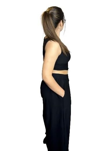 Women Slim Fit Crop Top & Pant Co-Ord Set