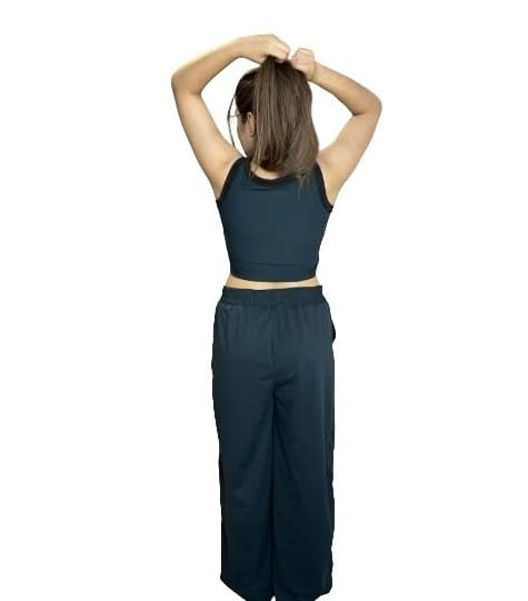Women Slim Fit Crop Top & Pant Co-Ord Set