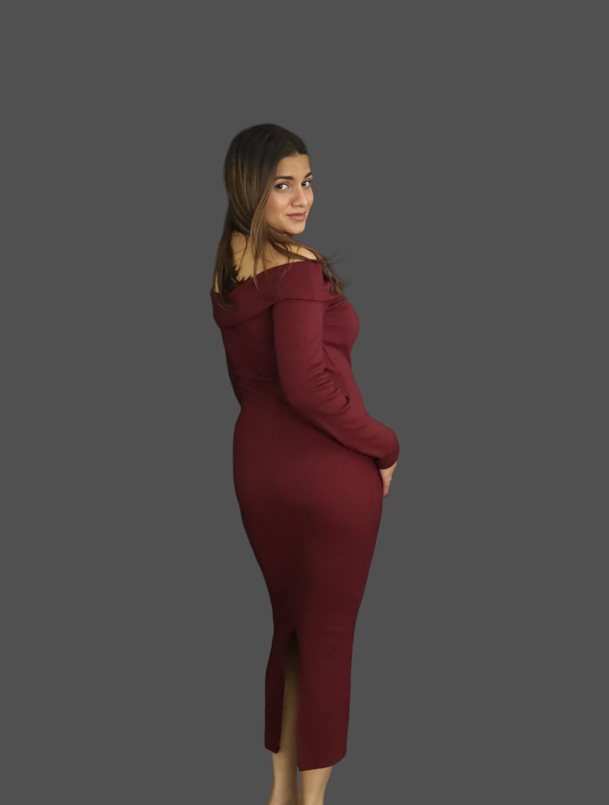 Maroon Bodycon