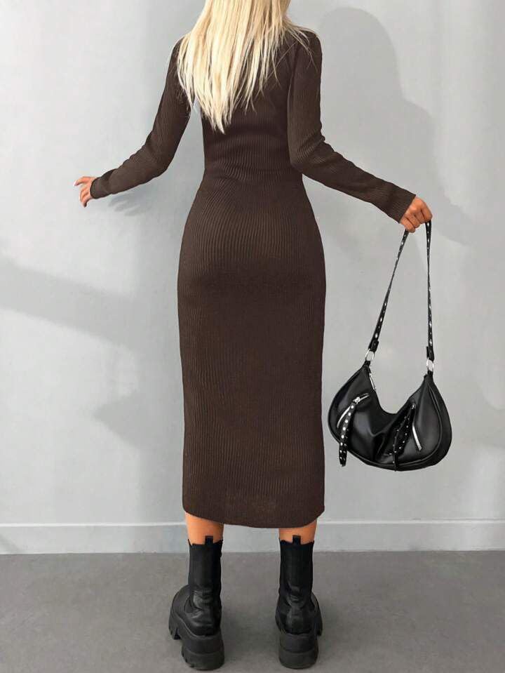 HIgh Neck Short Dress