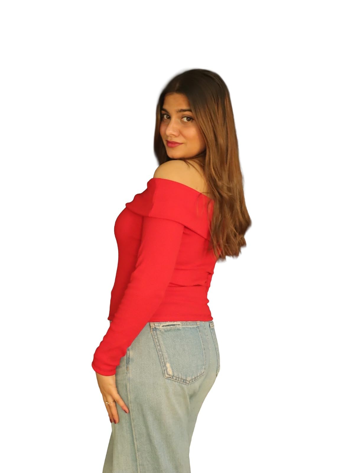 Red Sleeve less top