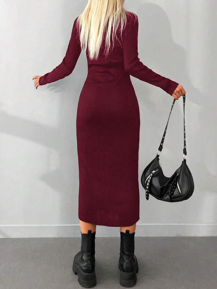 HIgh Neck Short Dress