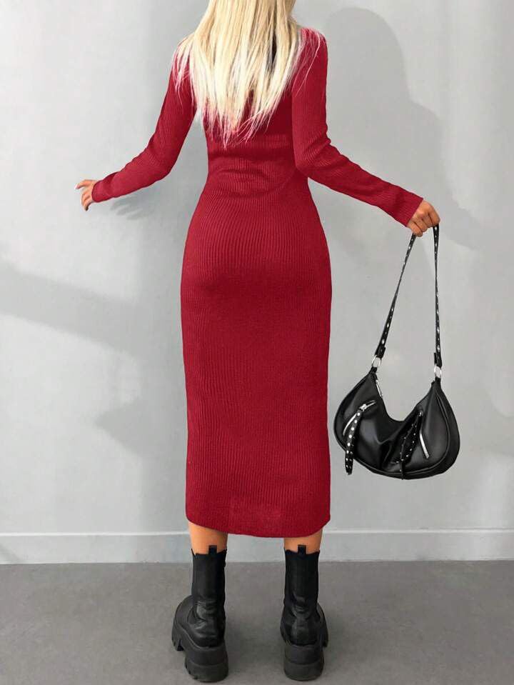 HIgh Neck Short Dress