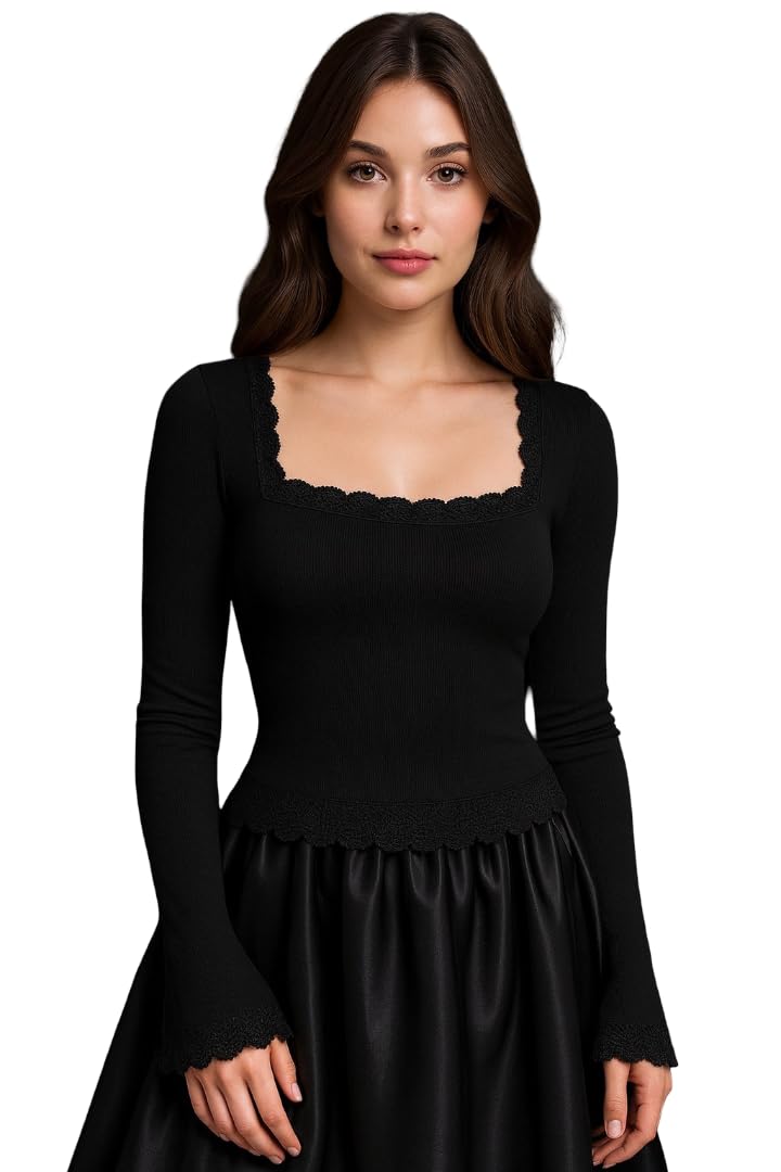 Self Design Casual Top — Black