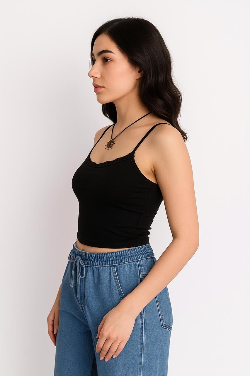 Solid Work Crop Top