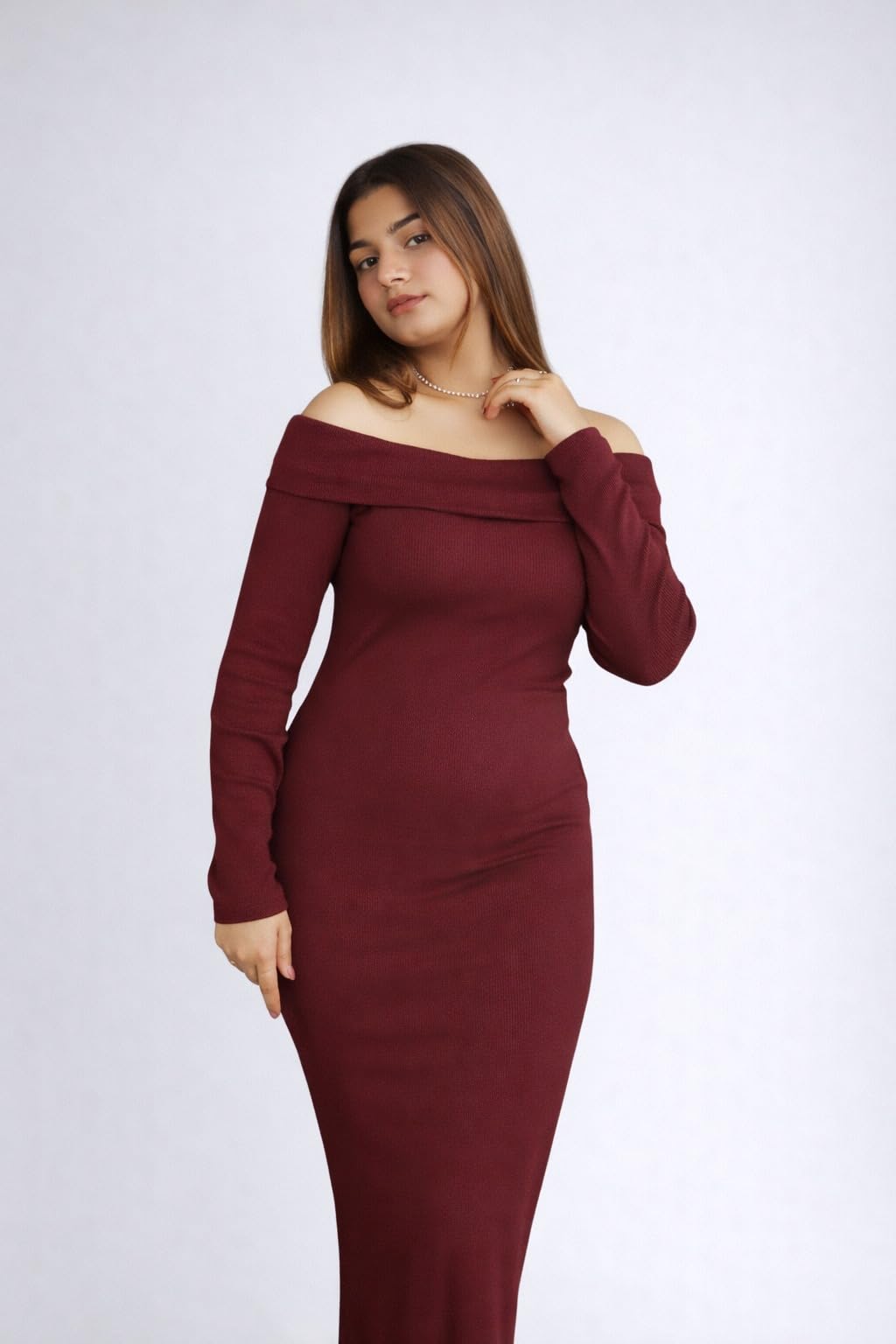 Maroon Bodycon