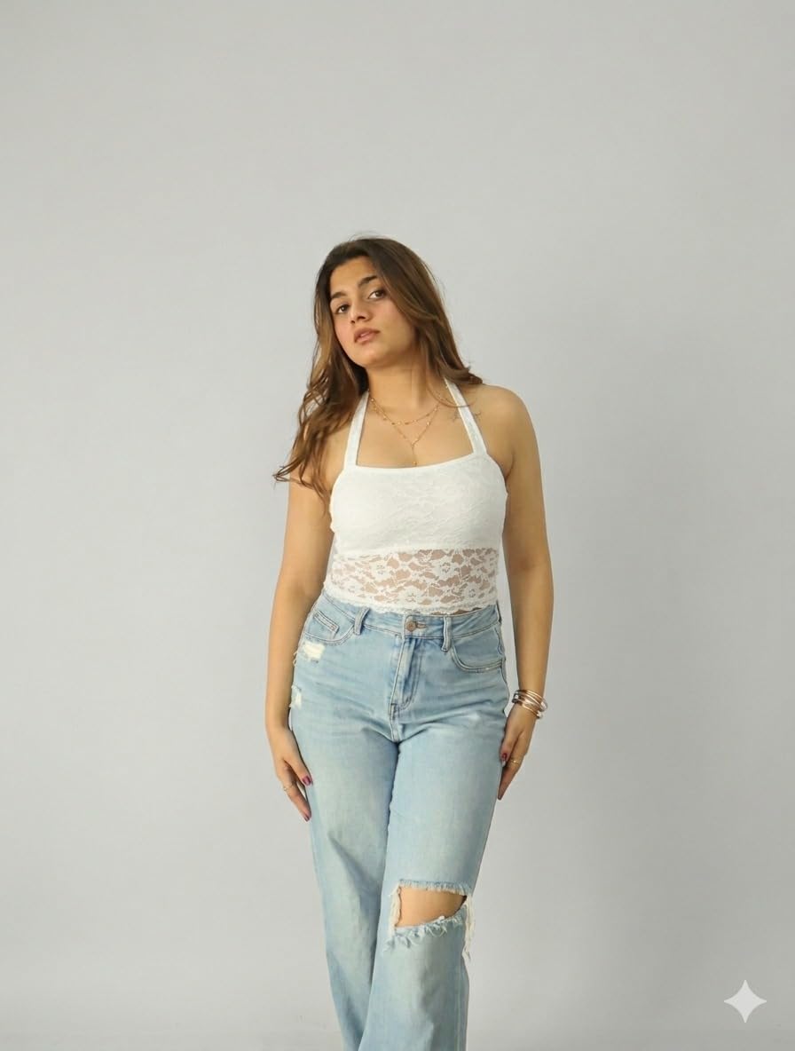Collarless Top
