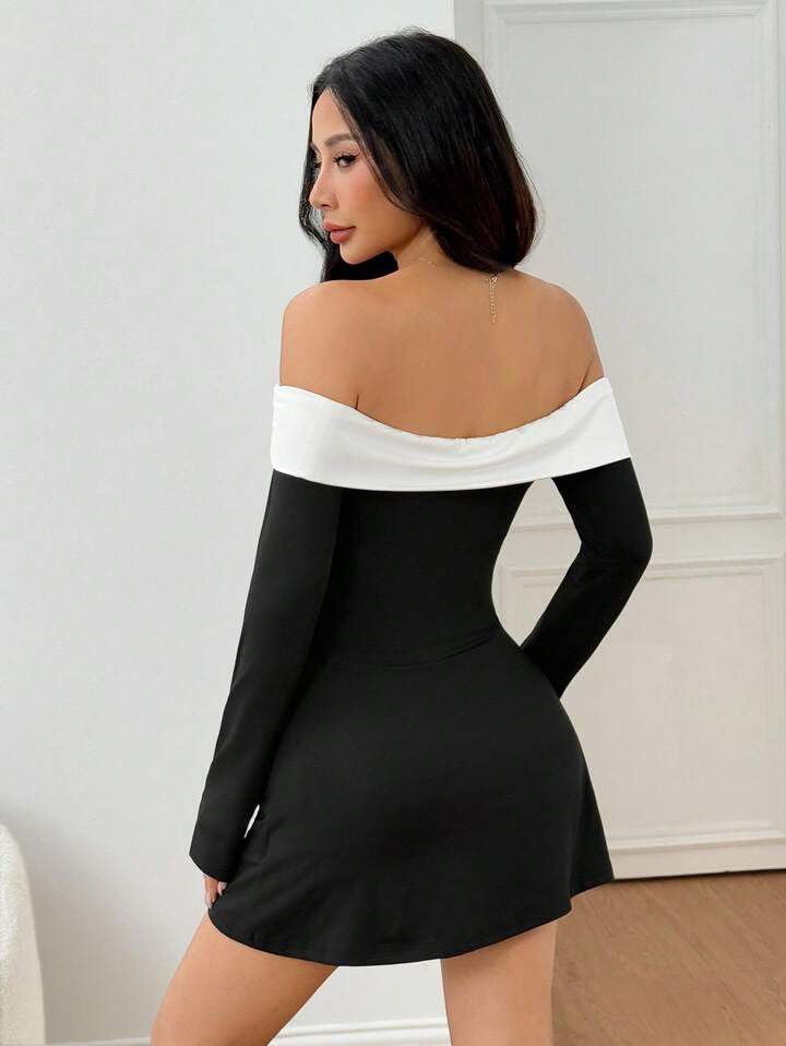 Strap Mini Dress