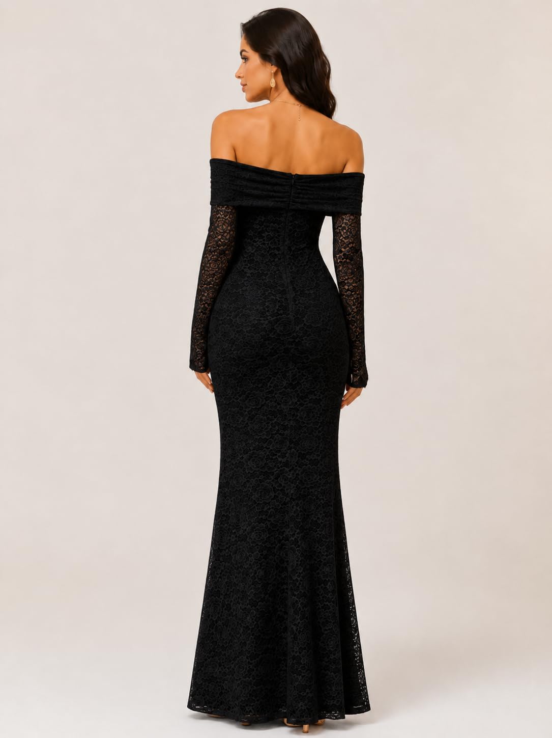 off shoulder maxi dress