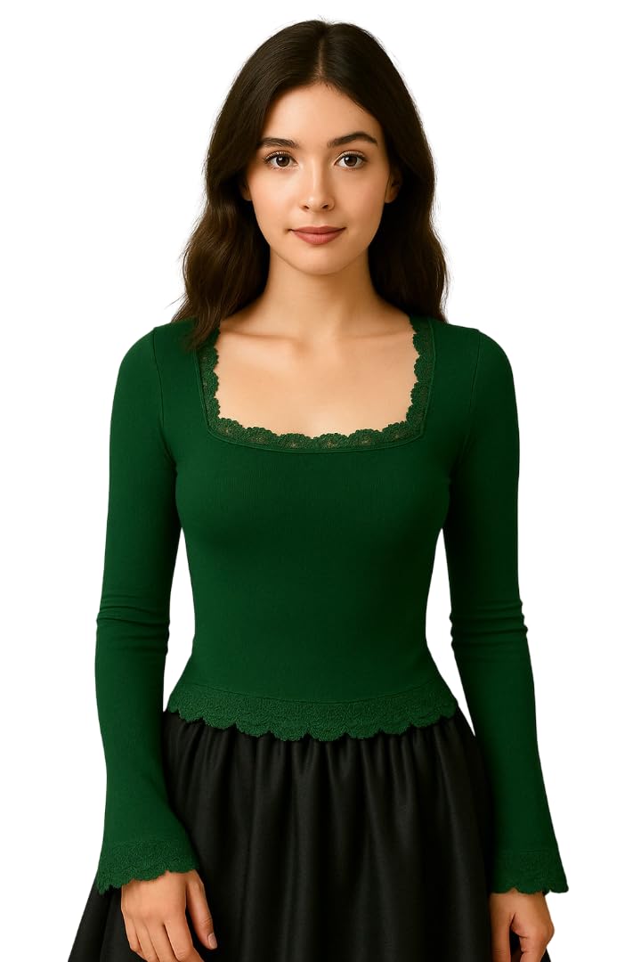 Self Design Casual Top — Green