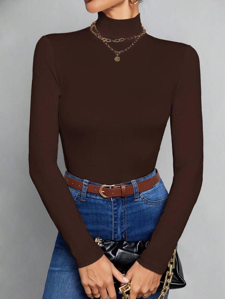 Turtleneck Crop Top