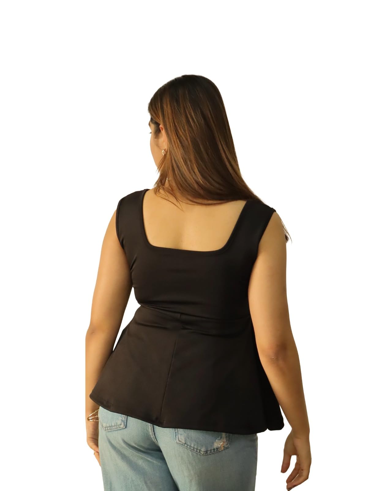 CROP TOP Black ,  green & Brown