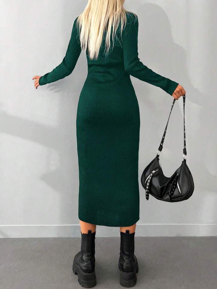 HIgh Neck Short Dress