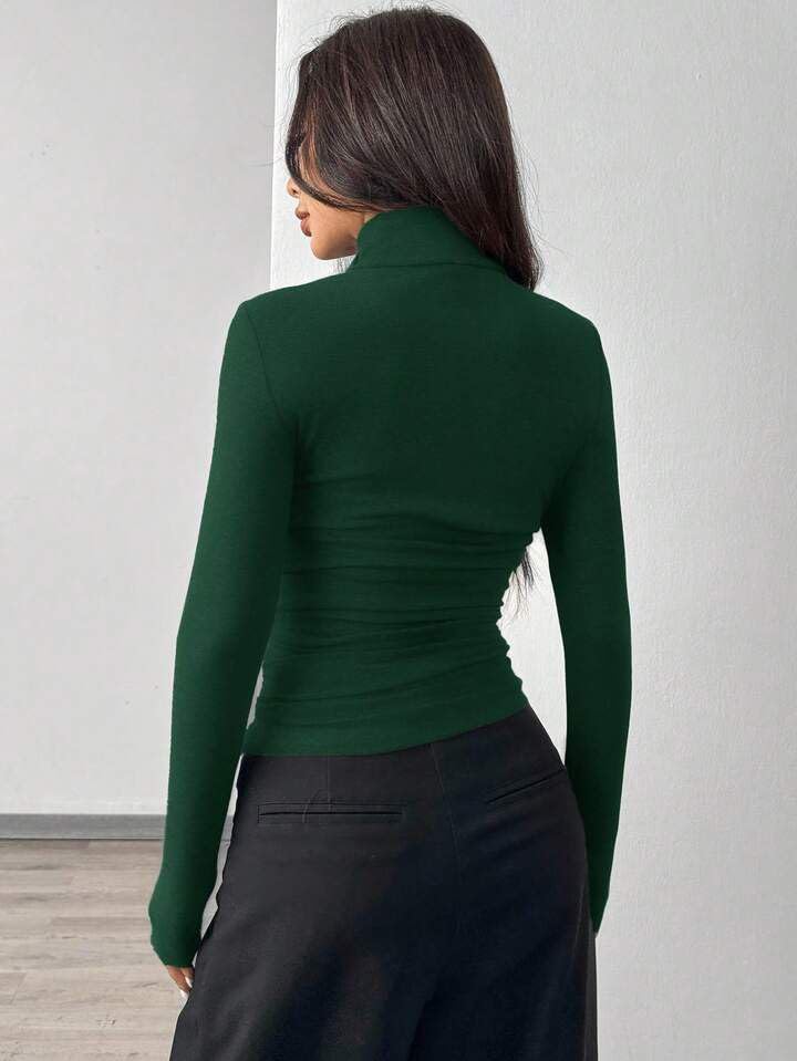 Turtleneck Crop Top