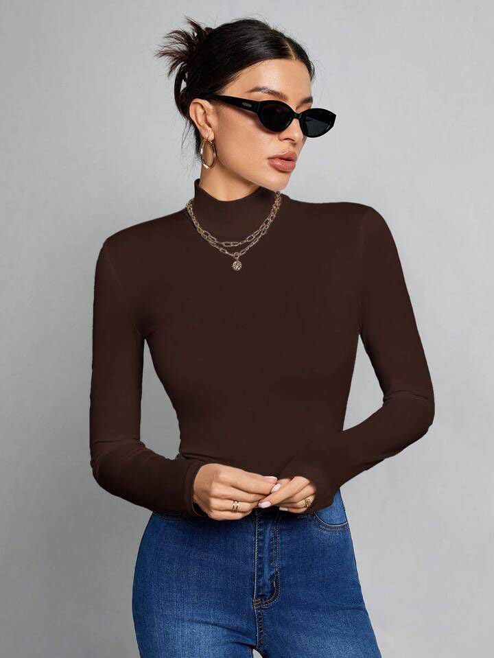 Turtleneck Crop Top