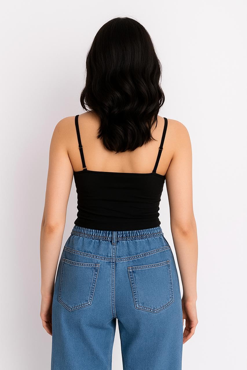 Solid Work Crop Top