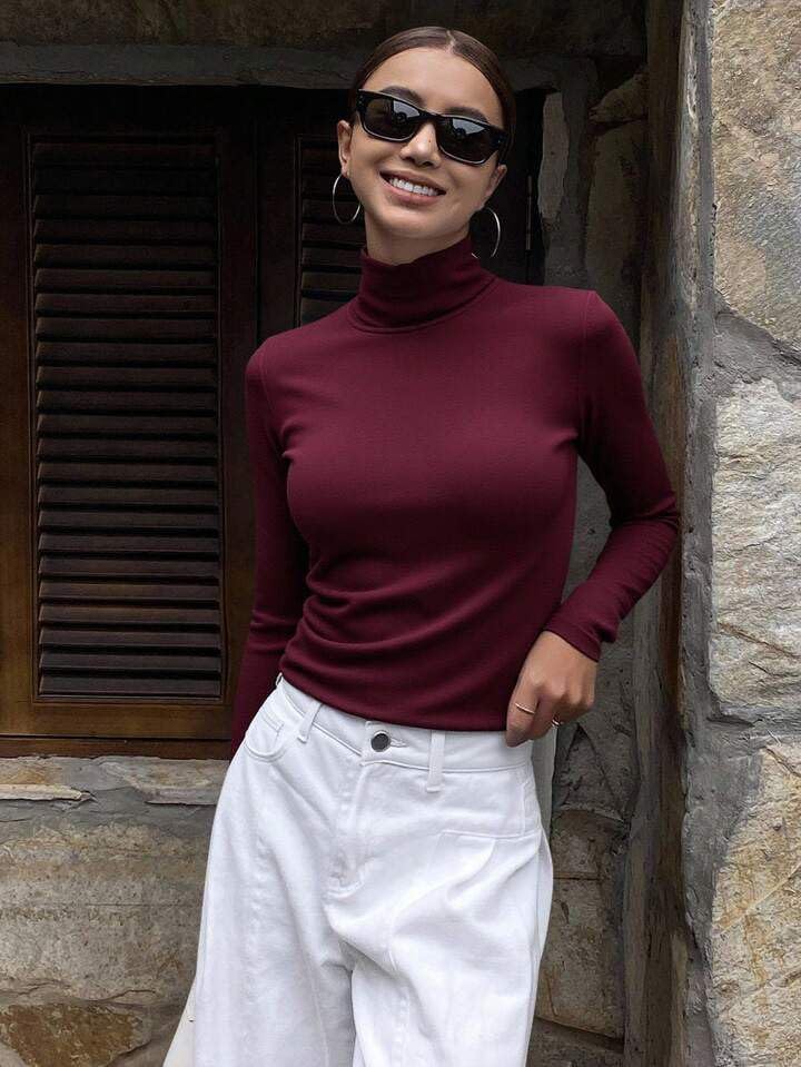 Turtleneck Crop Top