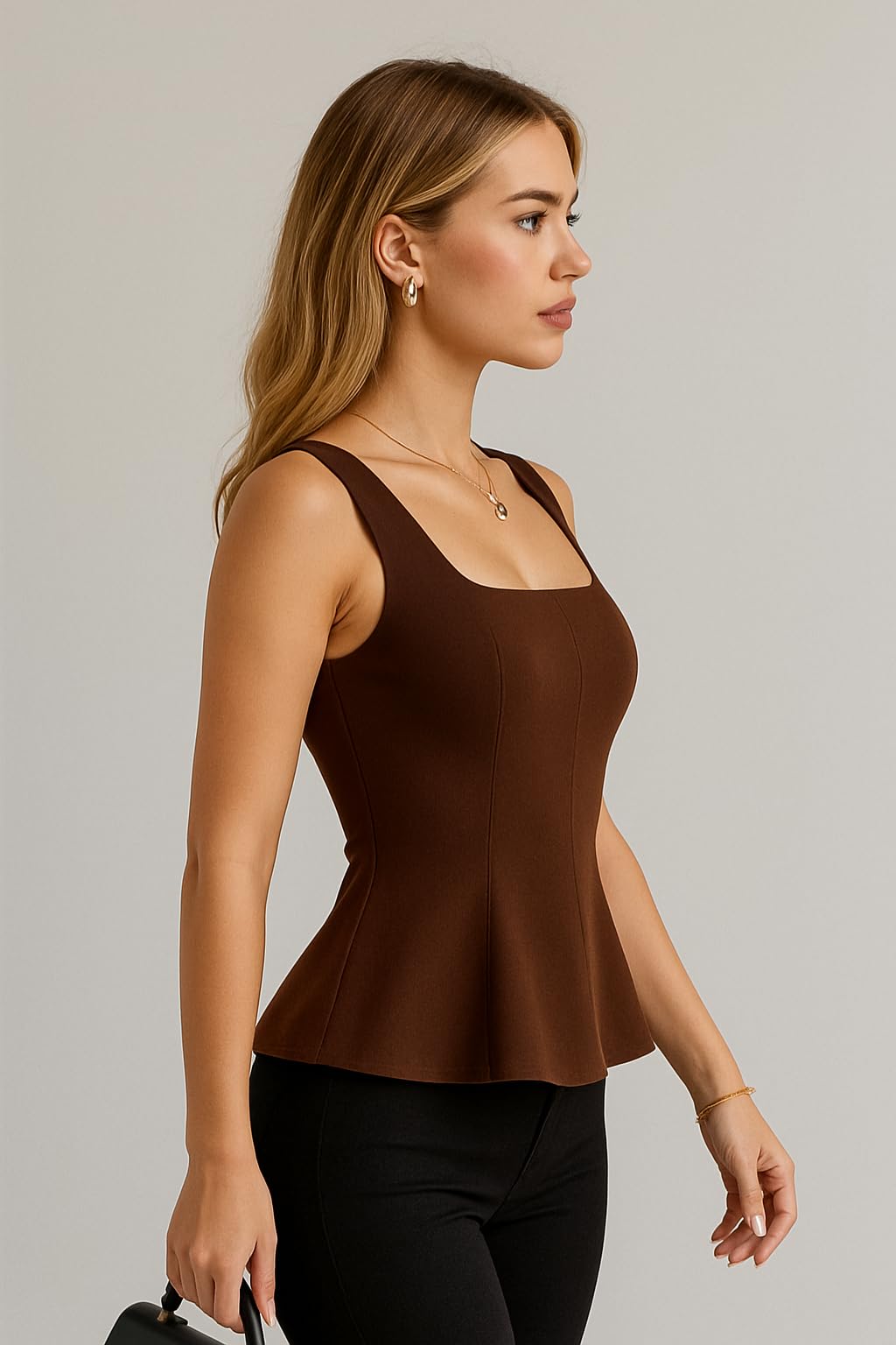 Square Neck A-Line Tops