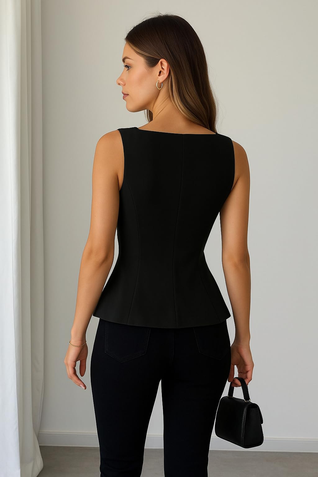 Square Neck A-Line Tops