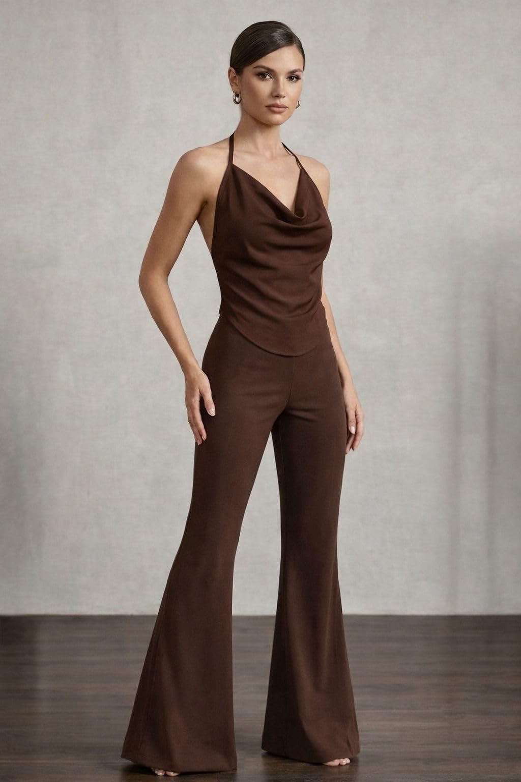 Elegant Halter Co-Ord Set