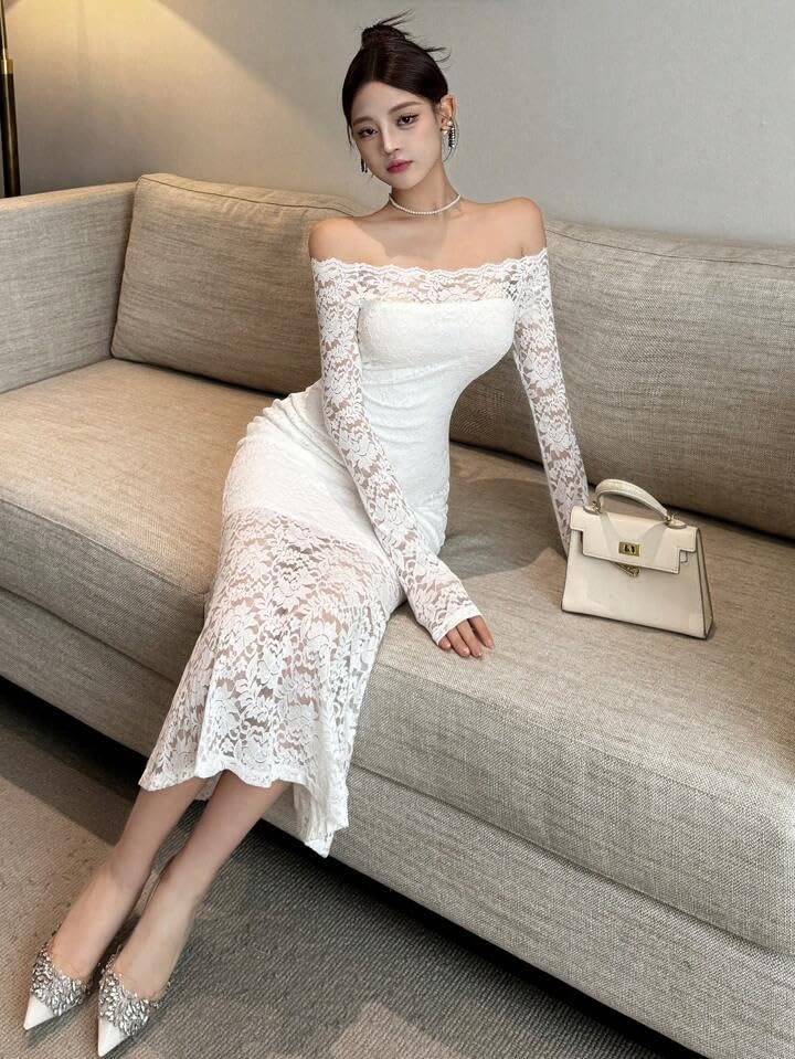 Floral Lace Bodycon Dress