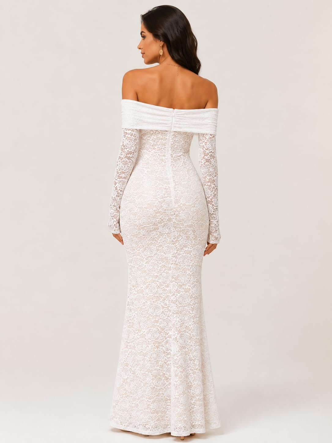 off shoulder maxi dress