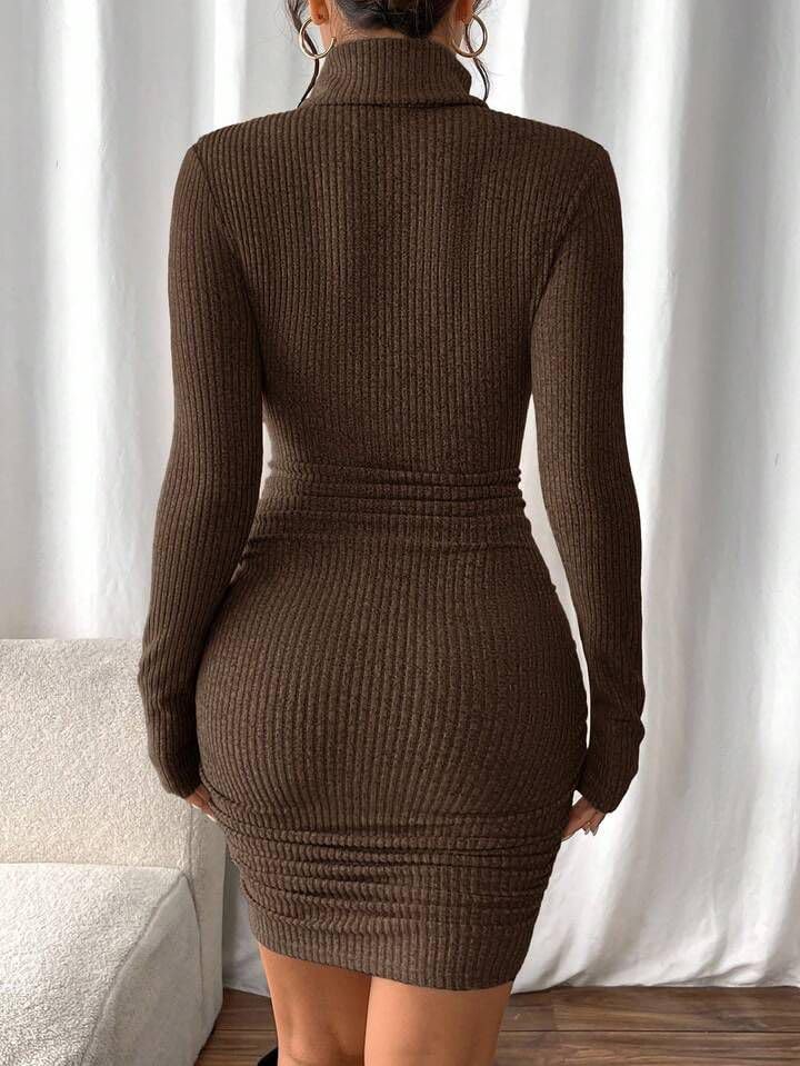 Turtleneck Bodycon Dress