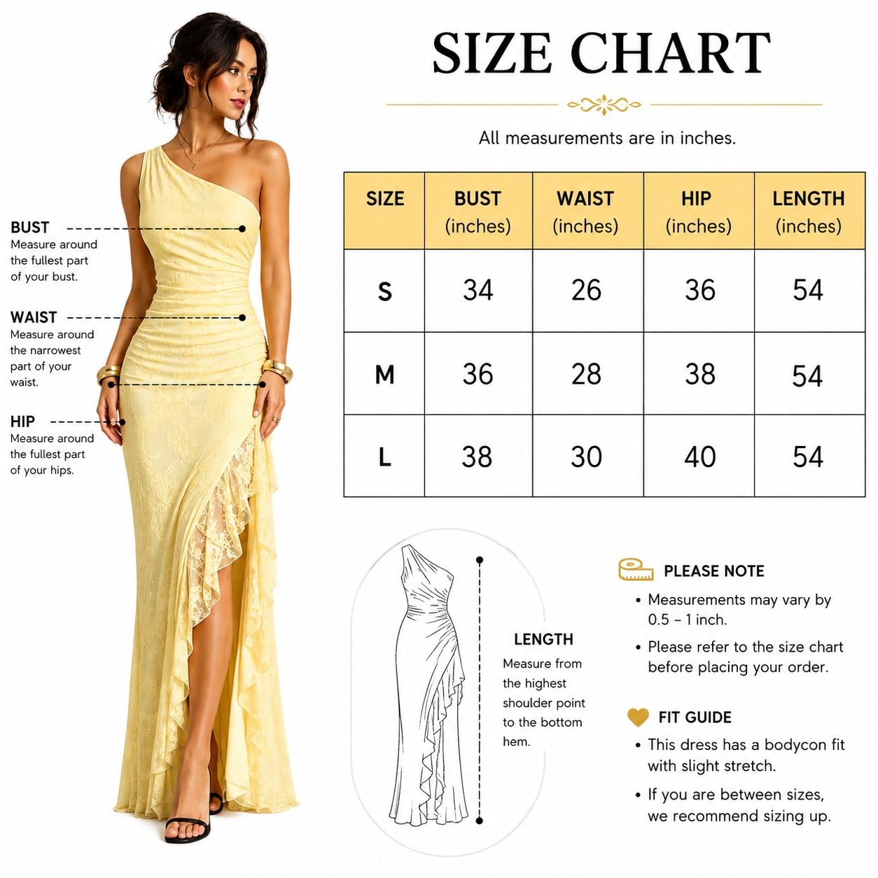 Lace _one _shoulder_side_ruffle _dress