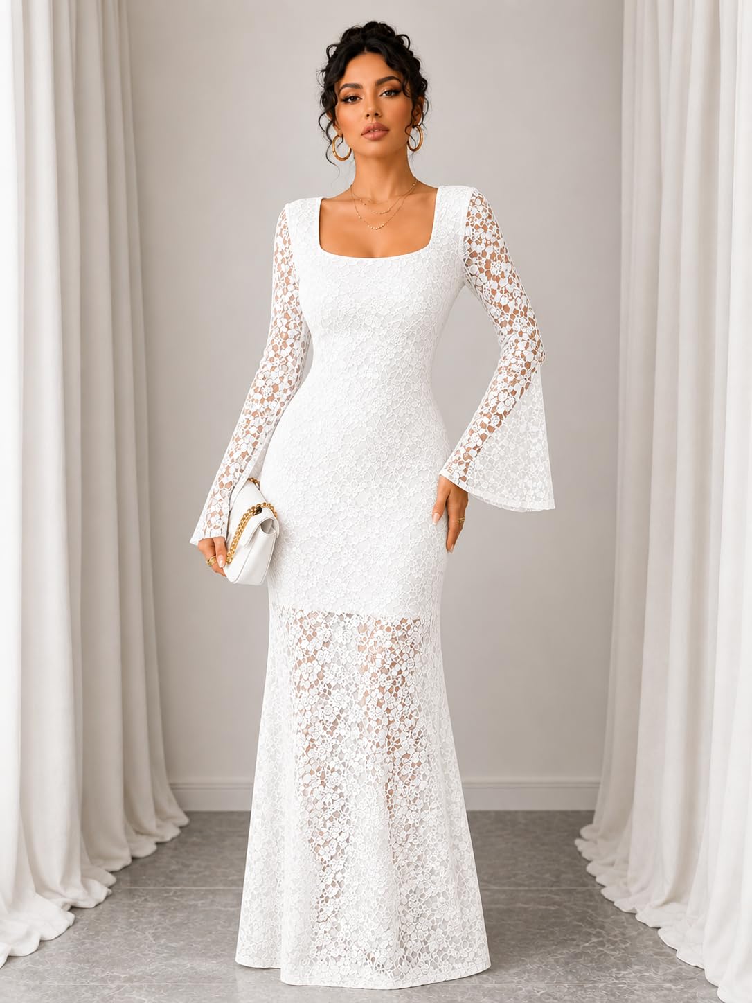 Bodycon dress 001 — White