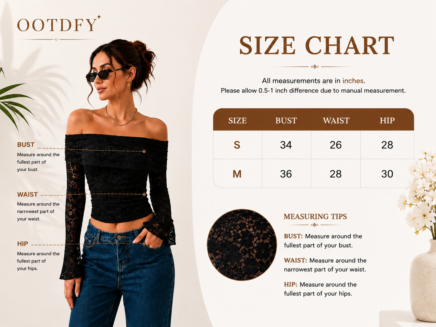 OOTDFY Women's Fabric Top product image 6