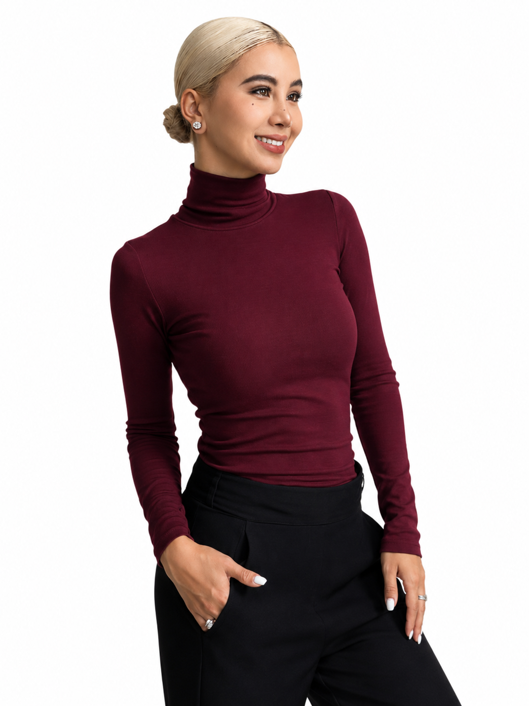 OOTDFY Women's High Neck Top product image 21
