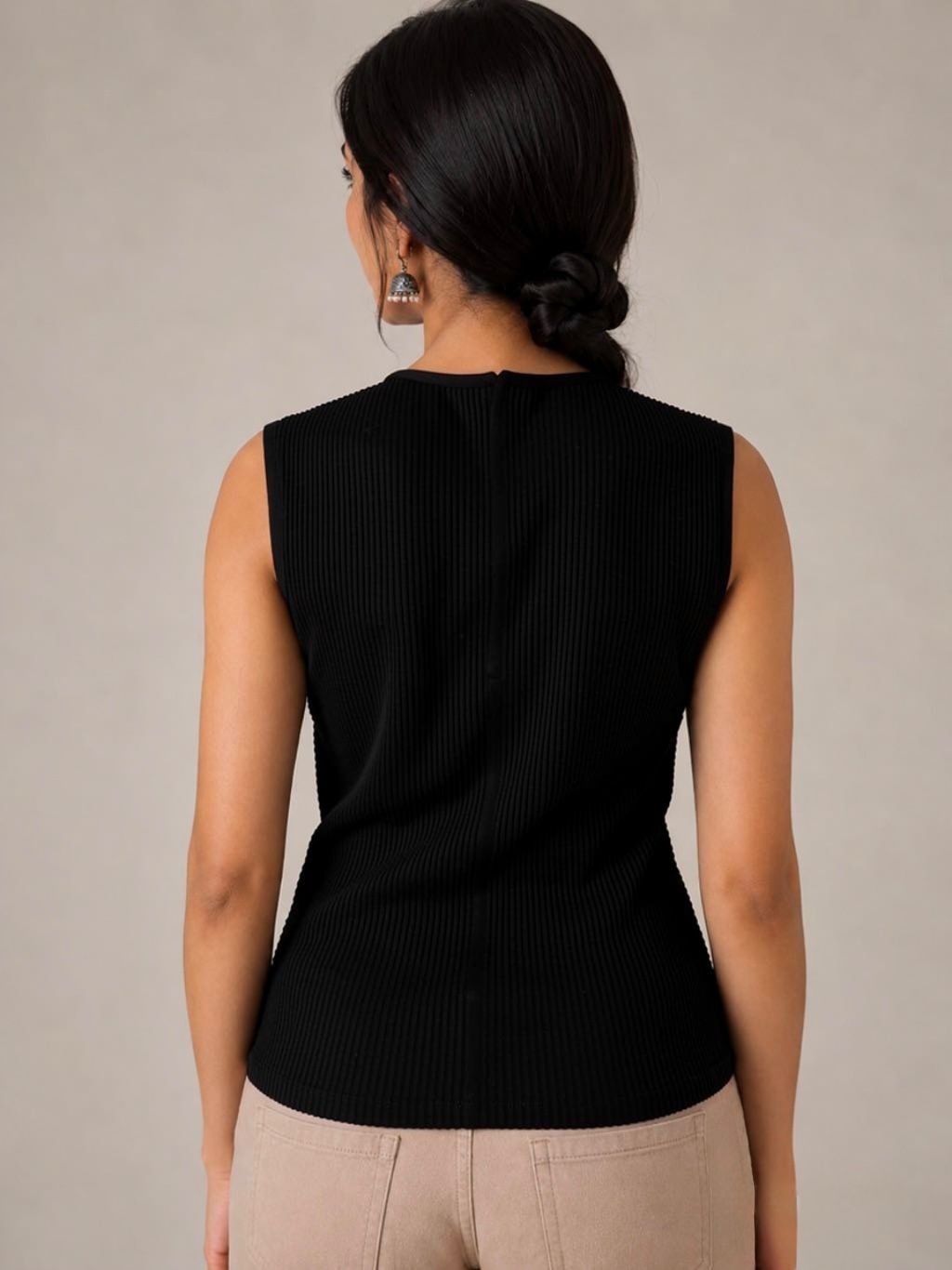 OOTDFY Women's Knot Front Open Top product image 4