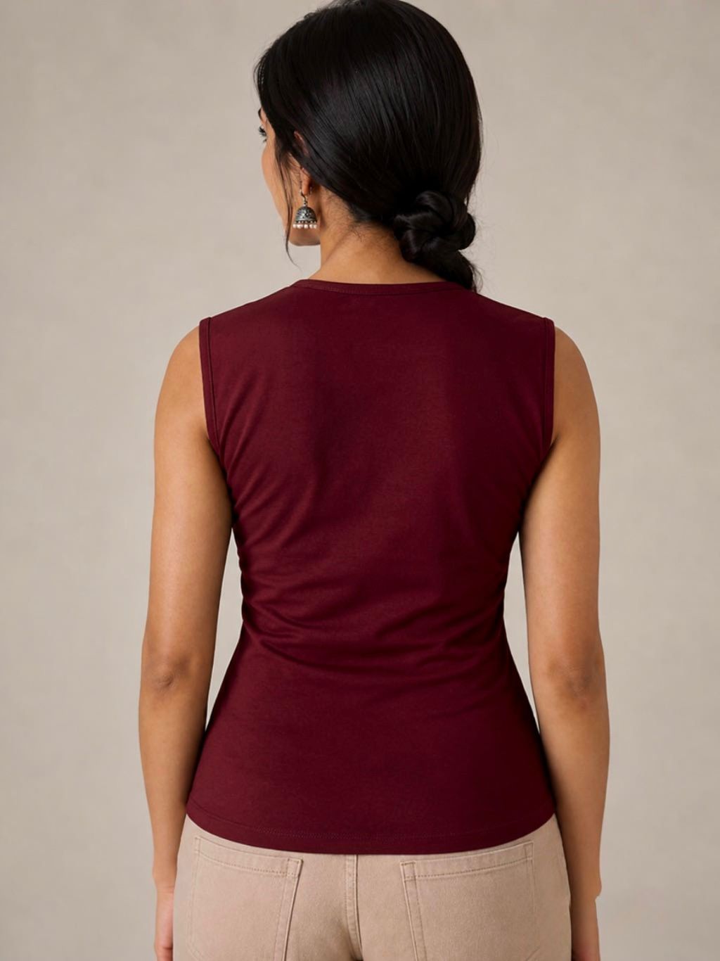OOTDFY Women's Knot Front Open Top product image 14