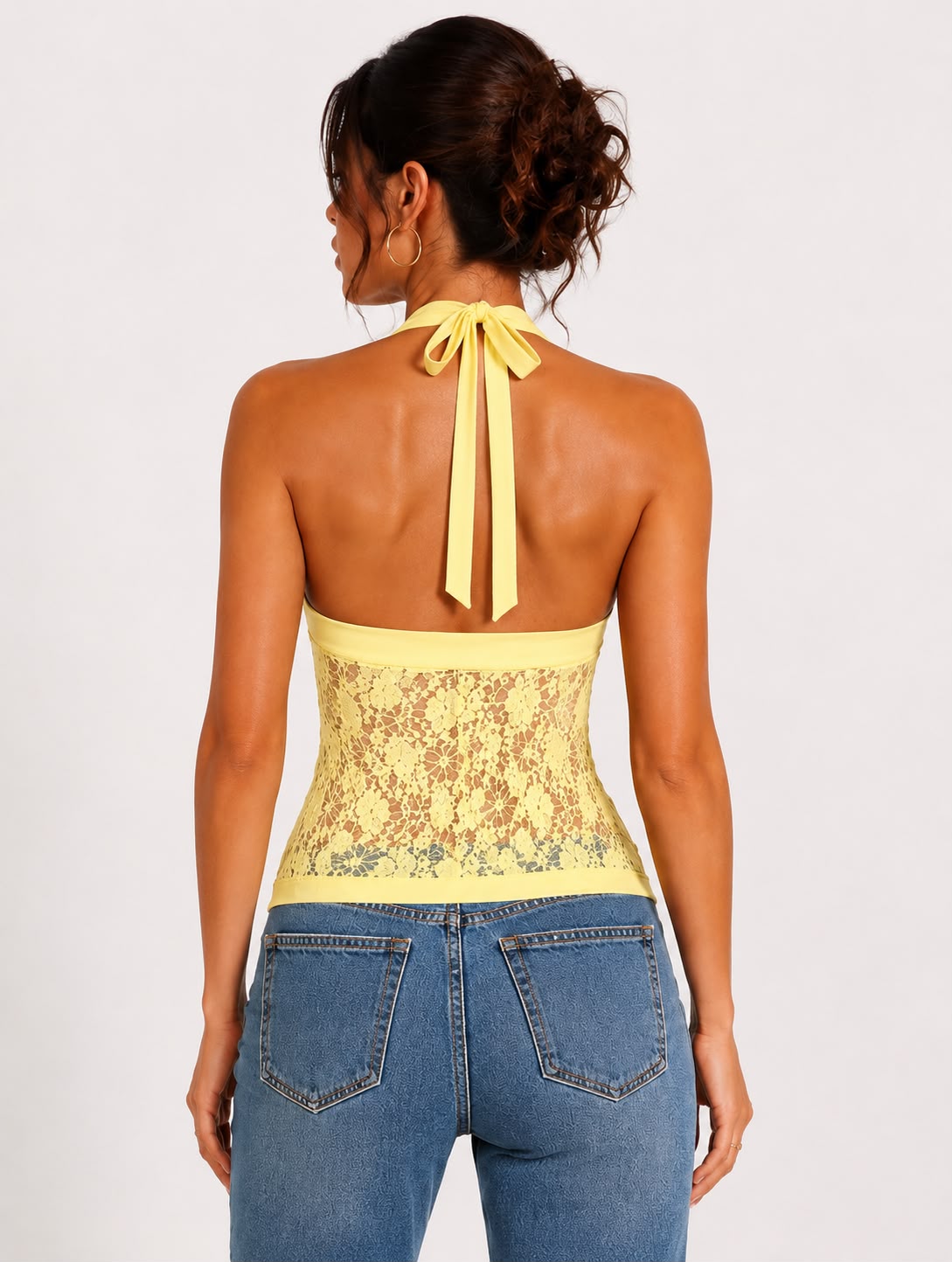 OOTDFY Women's Lace Halter Top product image 8