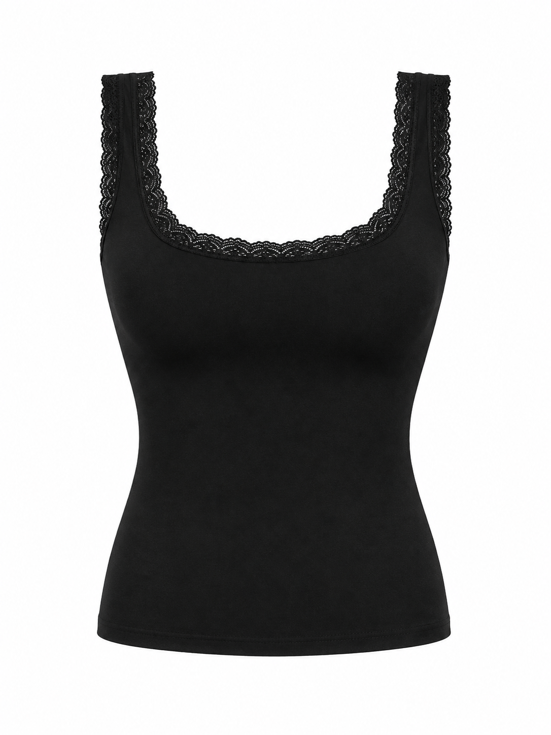 OOTDFY Women's Lace Square Neck Tank Top product image 5