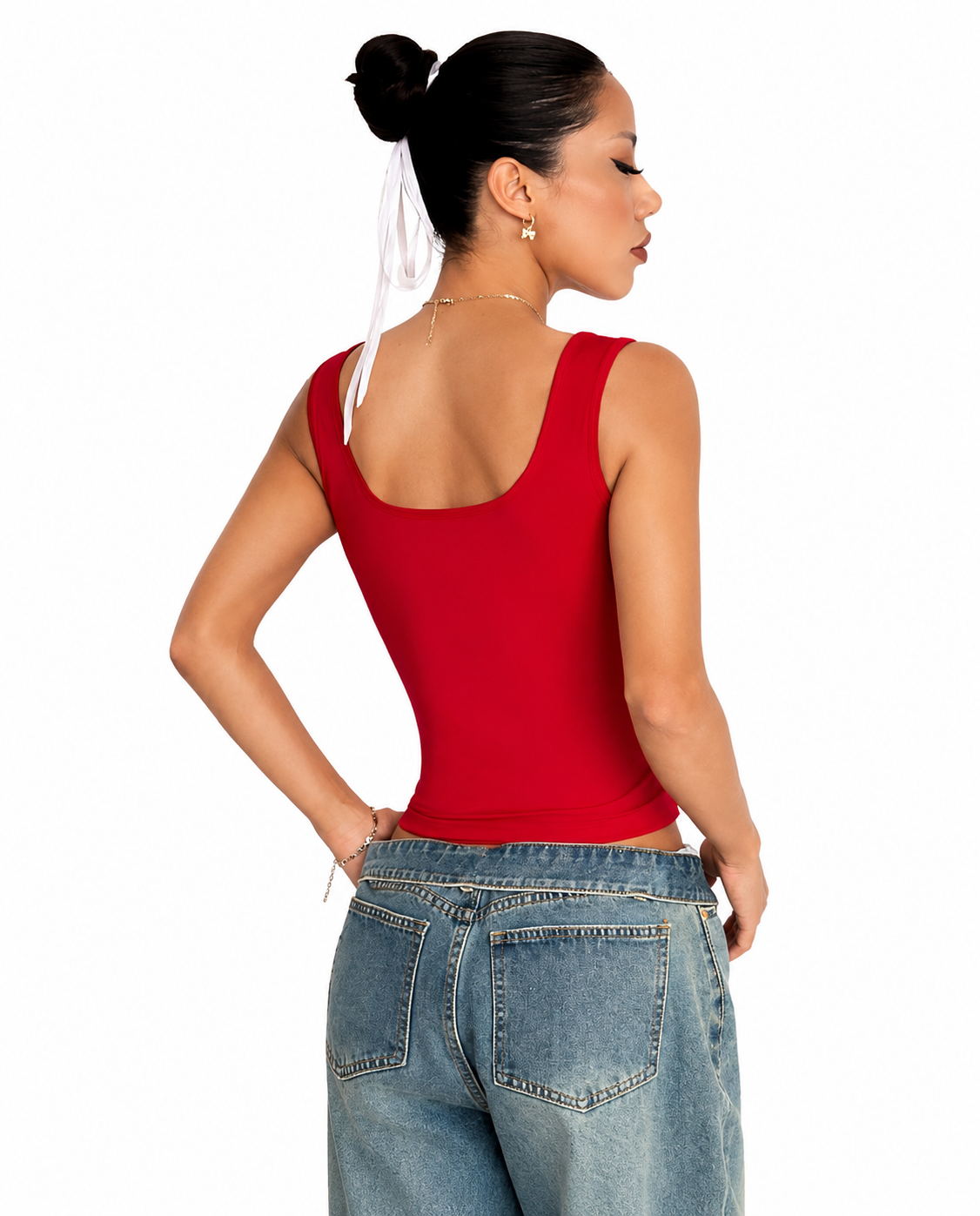 OOTDFY Women's Lace Square Neck Tank Top product image 12