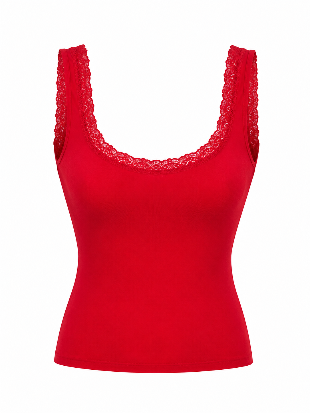 OOTDFY Women's Lace Square Neck Tank Top product image 14