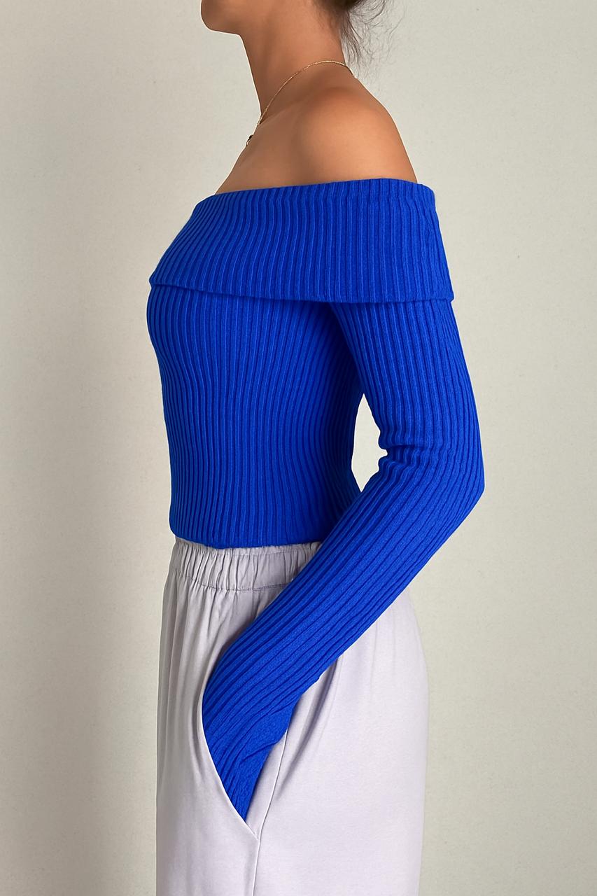 OOTDFY Women's Off Shoulder Full Sleeve Top product image 18