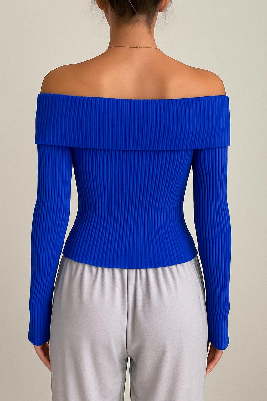 OOTDFY Women's Off Shoulder Full Sleeve Top product image 20